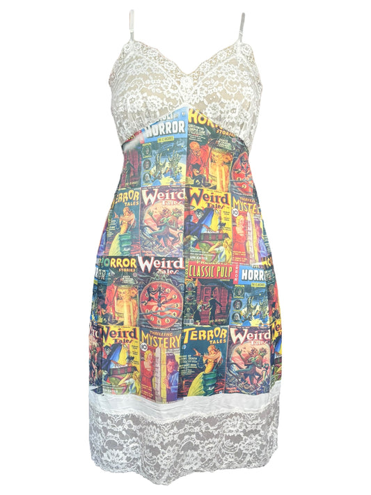 Weird Tales White Slip Dress - M/L