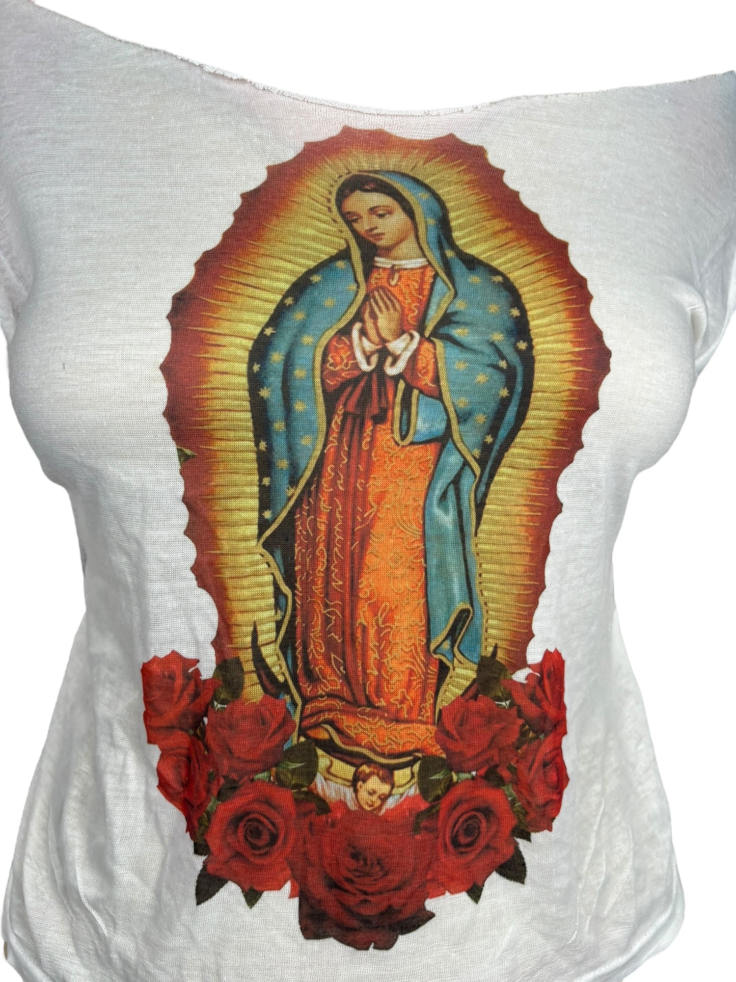 Virgen De Guadalupe Slouchy Longsleeve Tee 2 - M/L