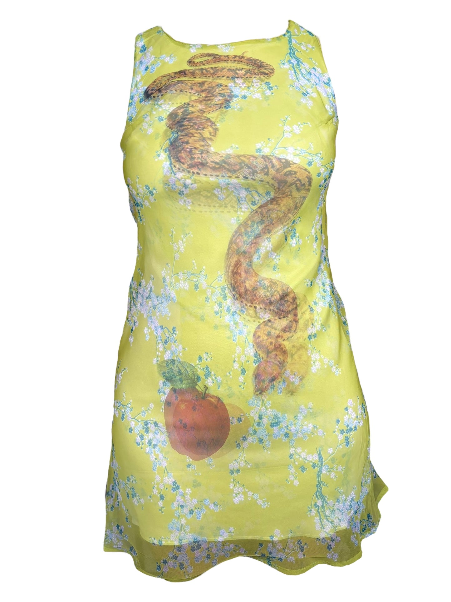 Forbidden Fruit Green Floral Dress - M