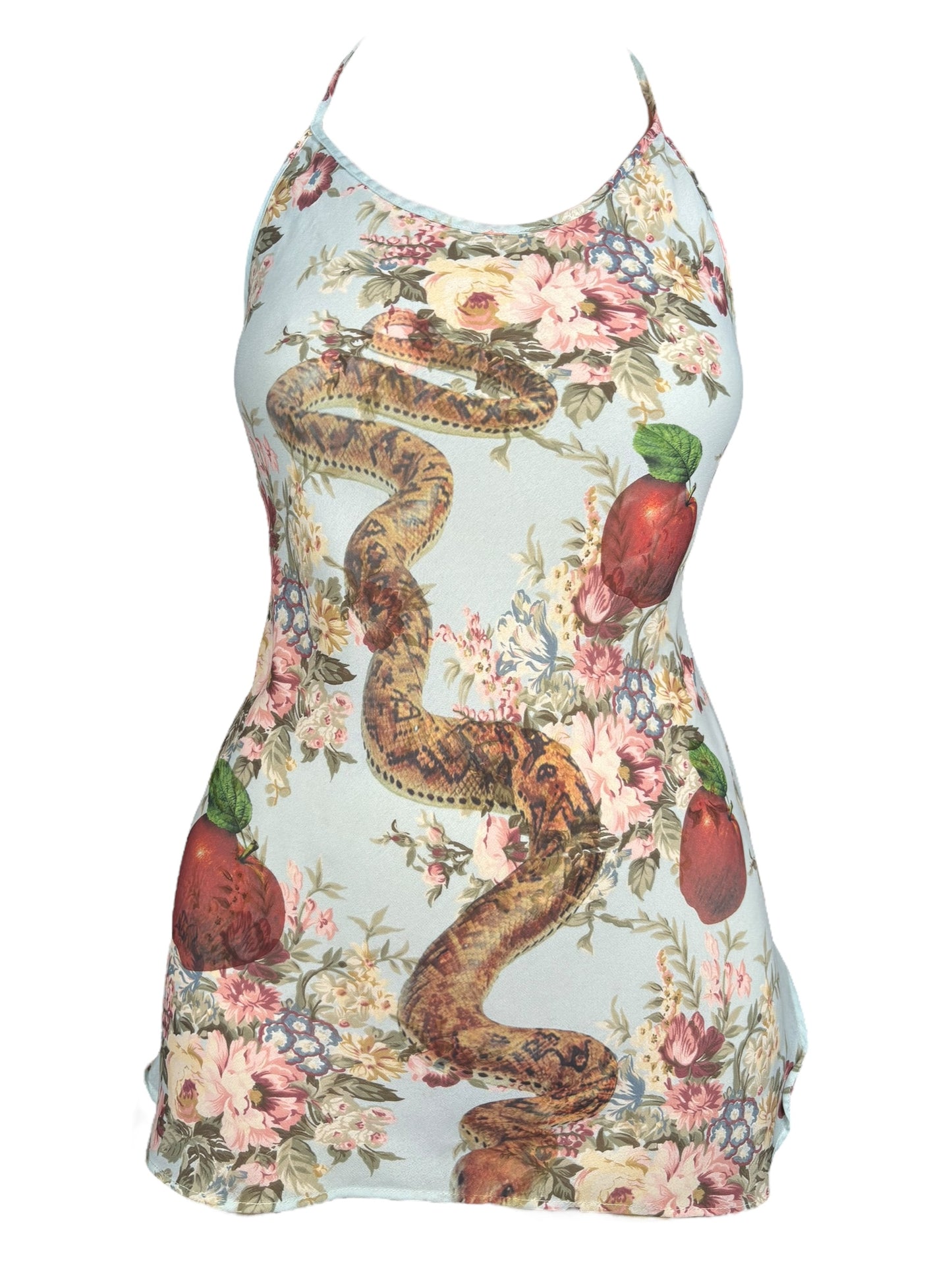 The Serpent Floral Dress Blue- M