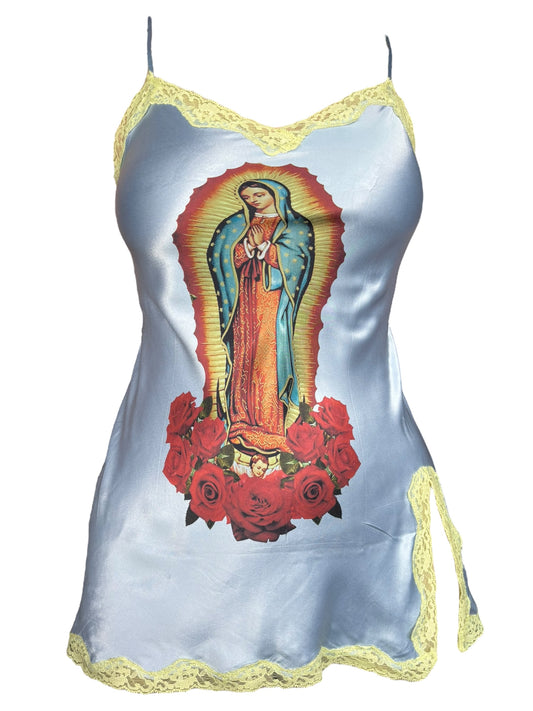 Virgen de Guadalupe Baby Blue Victoria's Secret Mini Dress - S/M