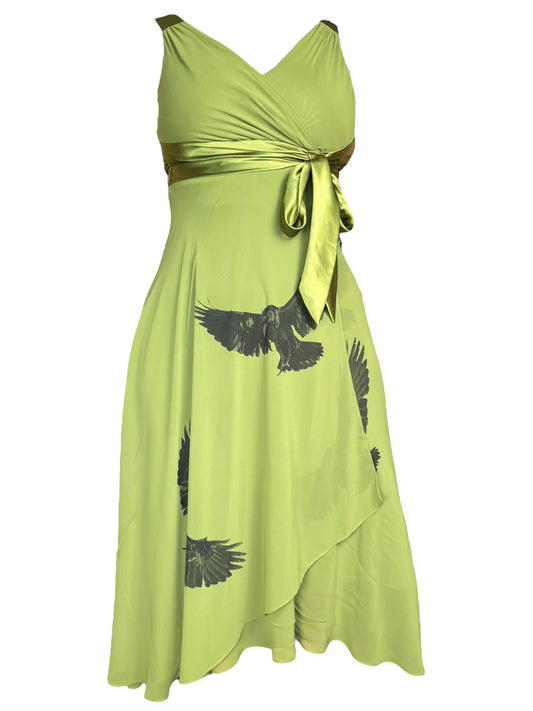 Murder of Crows Green Formal Dress - S/M