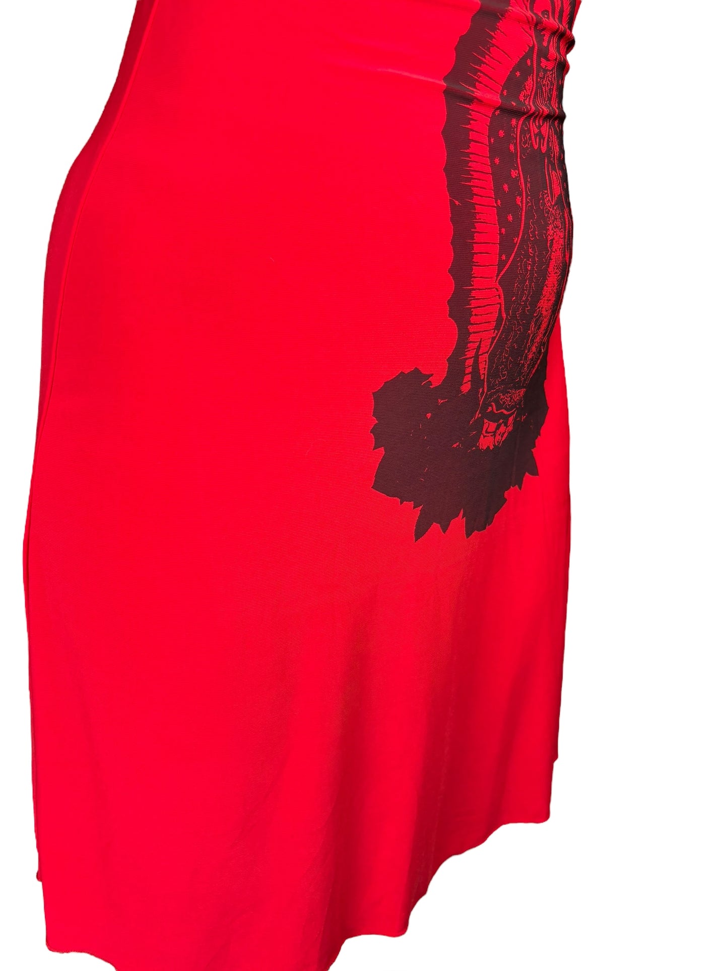 Virgen's Demise Stretchy Red Dress - S