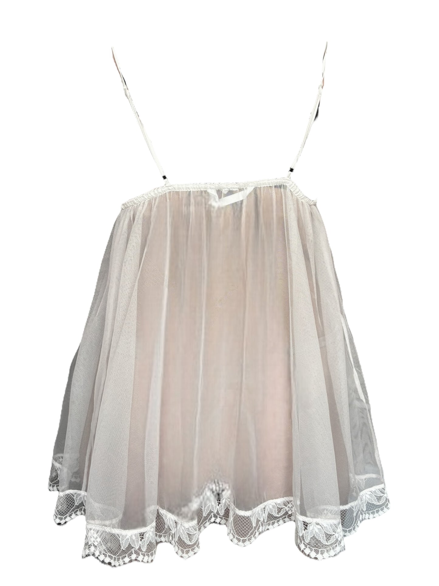 Catholic Girl Sheer Babydoll Tank - M/L