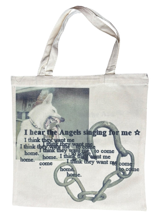 I Hear the Angels Singing Tote Bag (1 of 1)