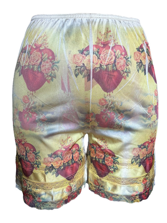Sacred Heart Yellow Shorts - L/XL