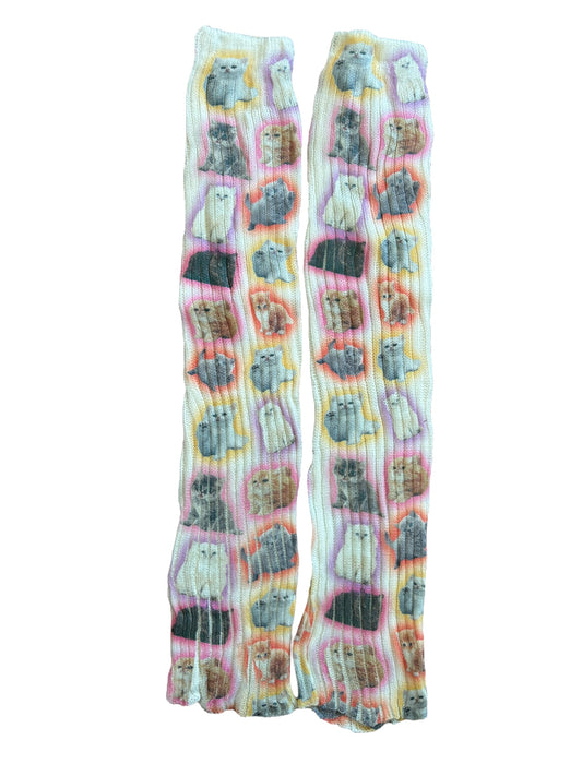 Kitty Cat White Leg Warmers *PRE-ORDER*