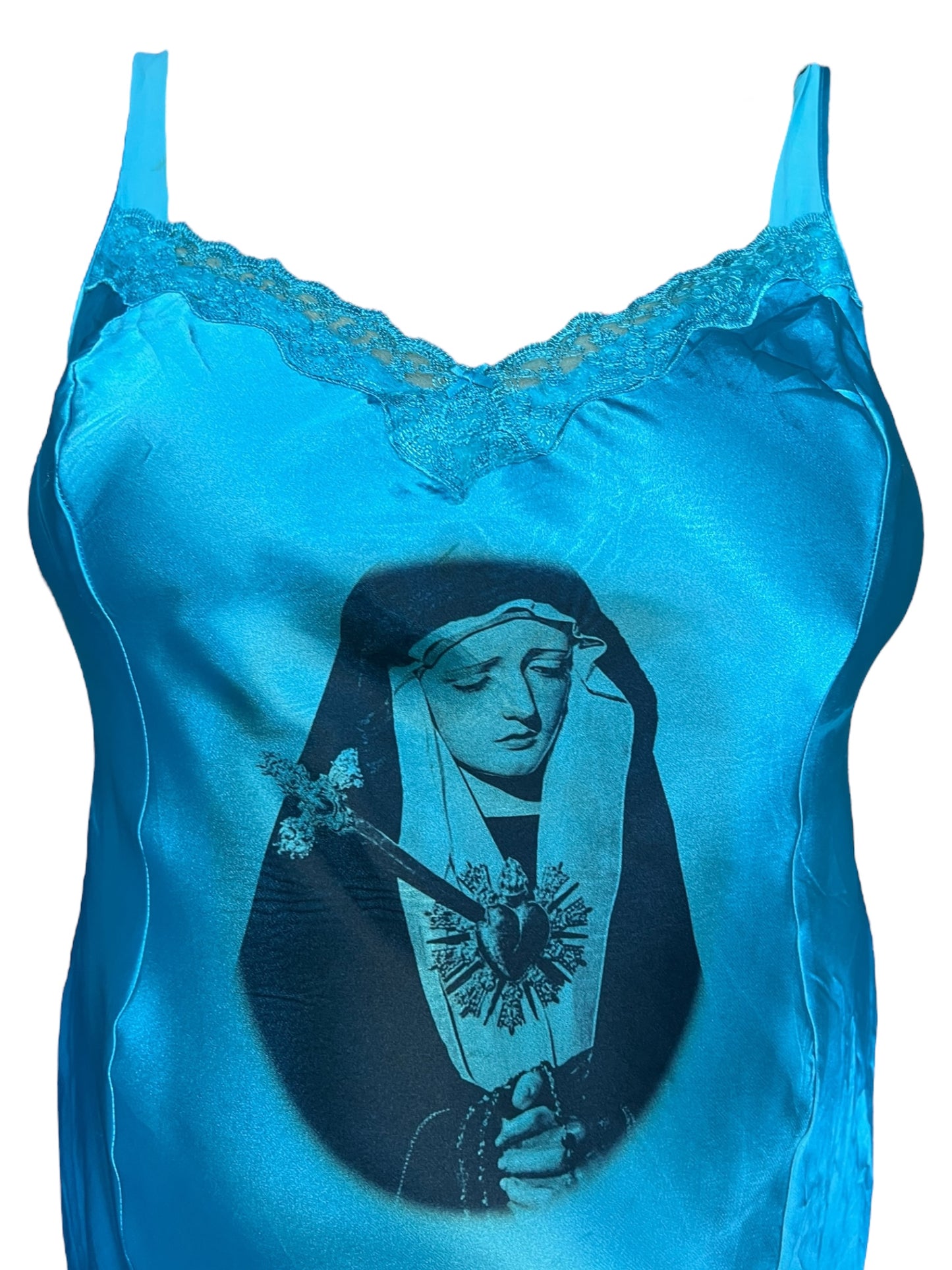 Blue Mary Dress - 1X