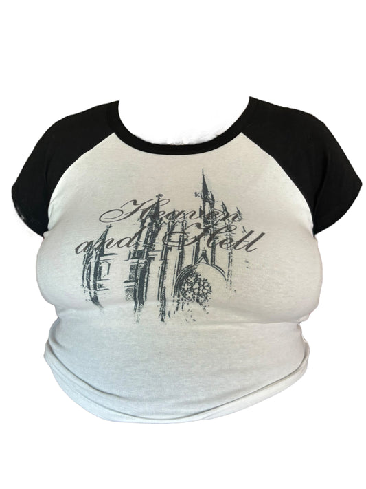 H&H Cathedral - Baseball Baby Tee - 2X