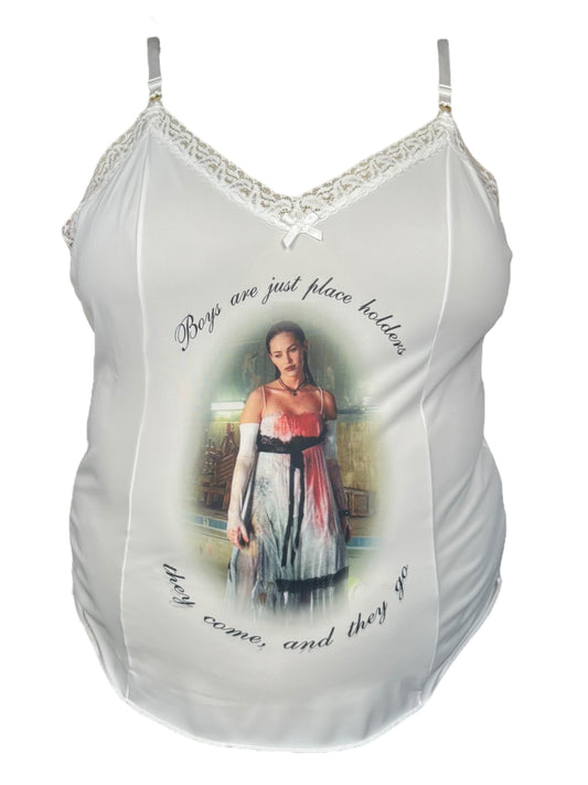 Jennifer's Body White Slip Tank - 2X/3X