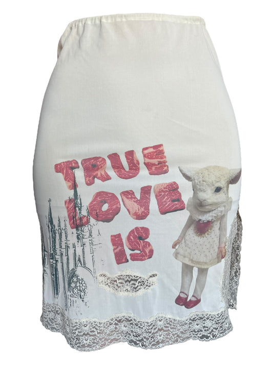 True Love is Meat skirt - S