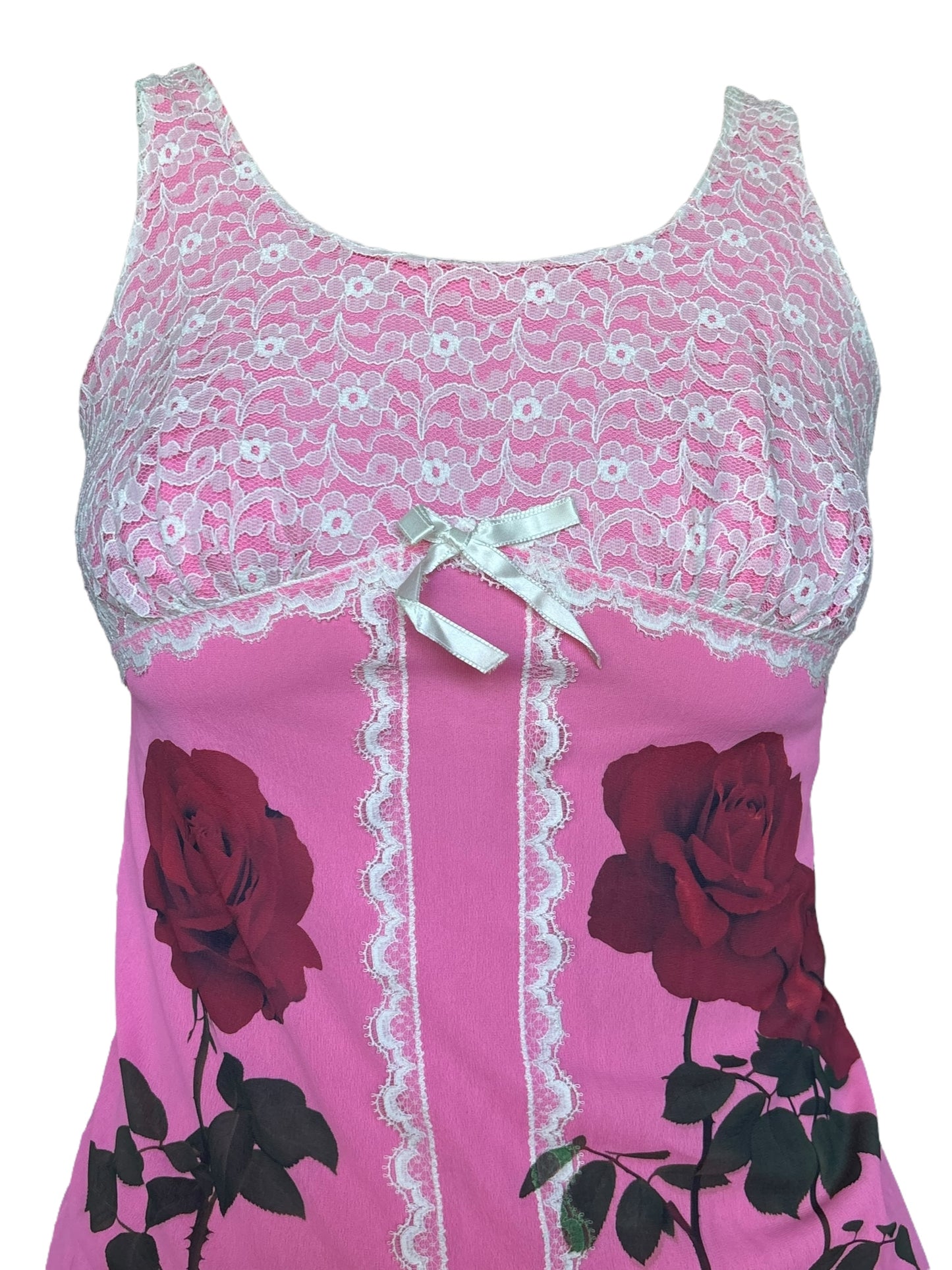 Rose's Thorn Pink Vintage Dress - M