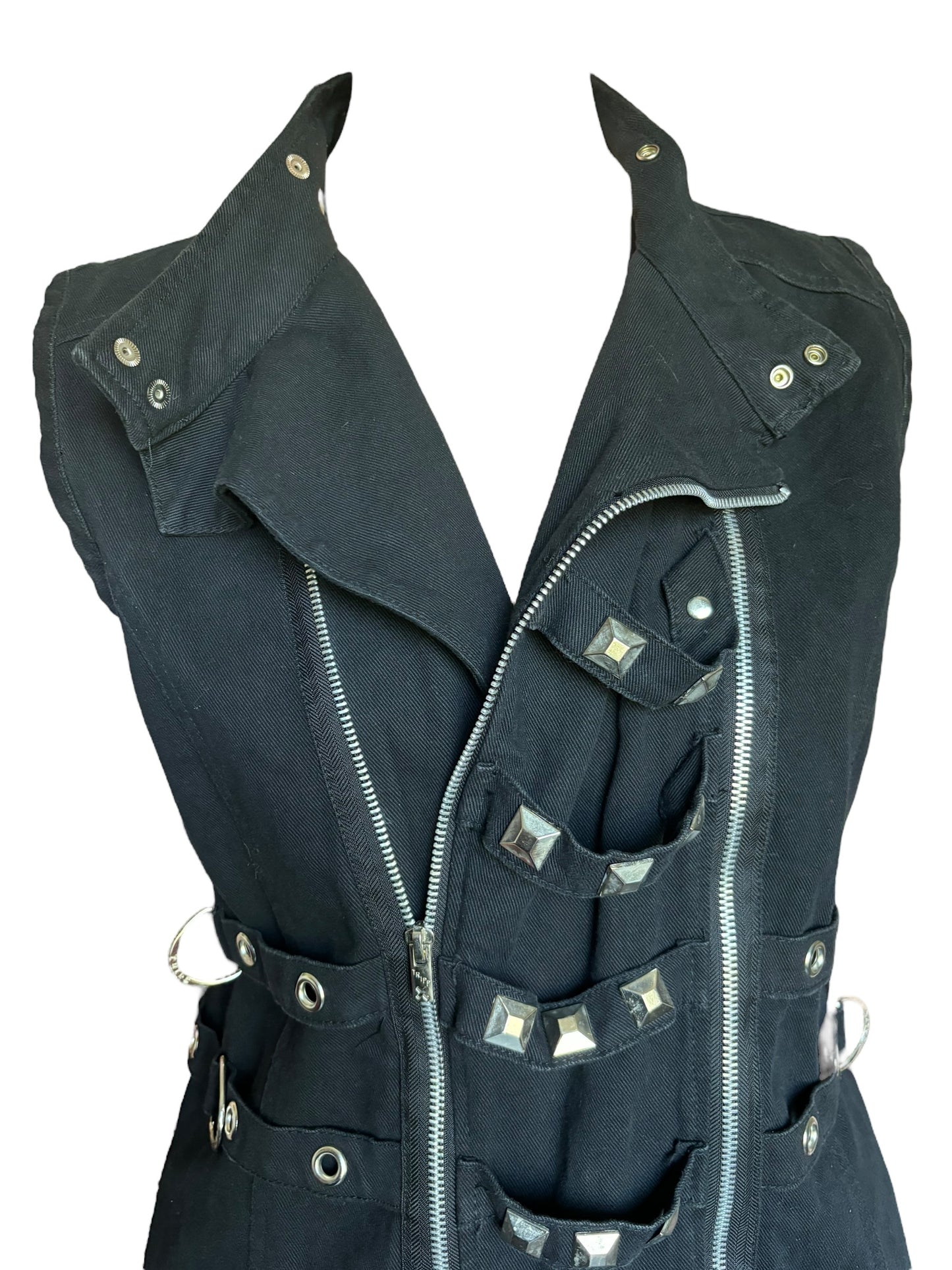 Vintage Tripp Zipper Vest - XL