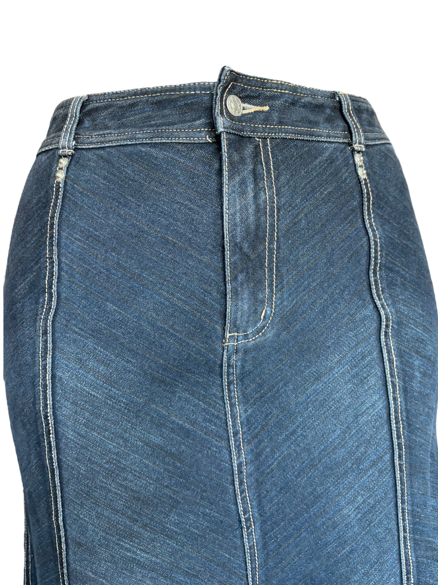 Vintage Denim Skirt - M