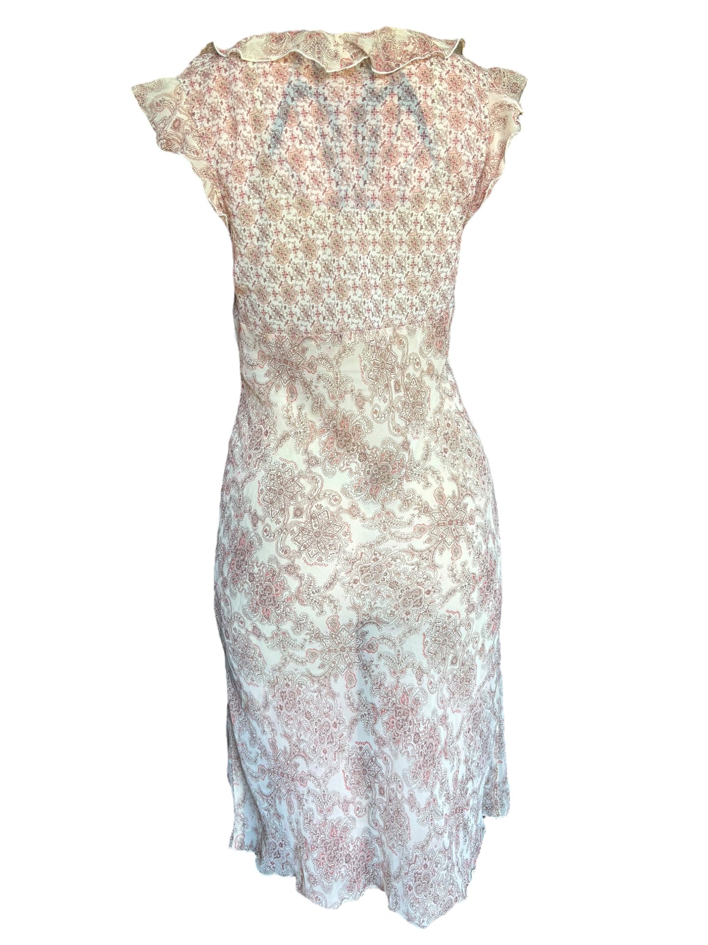 Vintage Floral Dress - 2X